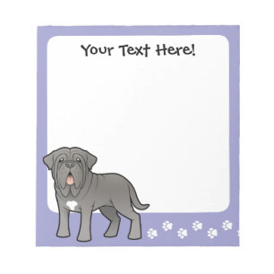 Bloc De Notas Personalizado Napolitano Mastiff