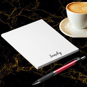 Bloc De Notas Personalizado Nombre Personalizado Cita Foto Mater