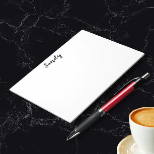 Bloc De Notas Personalizado Nombre Personalizado Cita Foto Mater