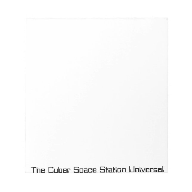 Bloc De Notas Personalizado Notepad (Frente)