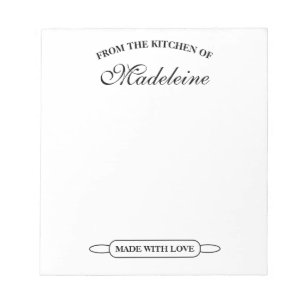 Bloc De Notas Personalizado notepad para la panadería de casa De