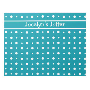 Bloc de notas personalizado o Jotter, puntos de Po