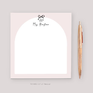 Bloc De Notas Personalizado Para El Diseño De Bow