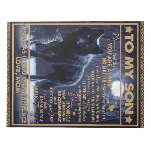 Bloc De Notas Personalizado Para Mi Hijo, Regalo De Cumpleaños D (Frente)