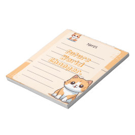 Bloc de notas personalizado para niños divertidos 