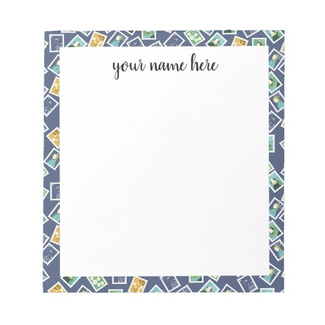 Bloc de notas personalizado para trabajador postal (Frente)