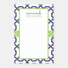 Bloc de notas personalizado post-it de Lattice y G