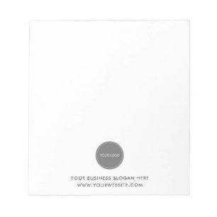 Bloc De Notas Personalizado profesional Logotipo de empresa blan