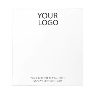 Bloc De Notas Personalizado profesional Logotipo de empresa blan