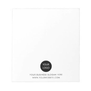 Bloc De Notas Personalizado profesional Logotipo de empresa blan