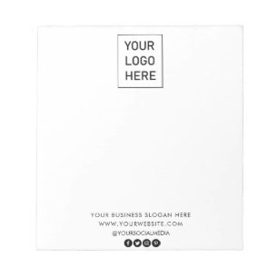 Bloc De Notas Personalizado profesional Logotipo de empresa blan