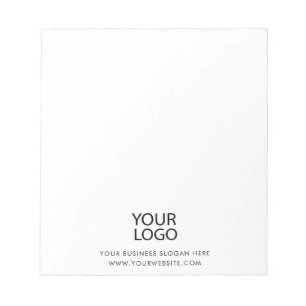 Bloc De Notas Personalizado profesional Logotipo de empresa blan
