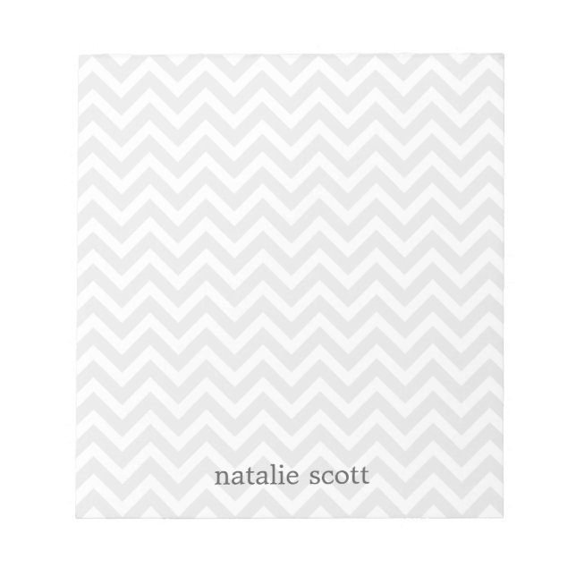 Bloc de notas personalizado simple y moderno (Frente)