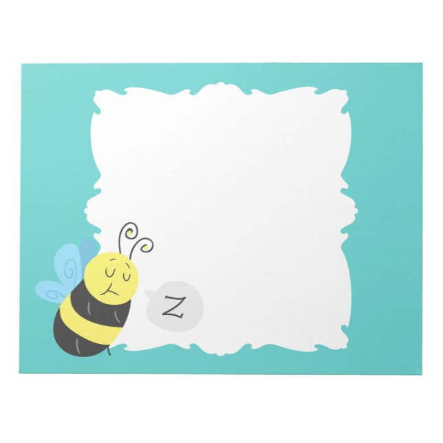 Bloc De Notas Personalizado somnoliento Bumblebee (Frente)