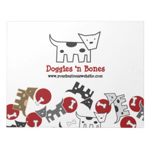Bloc De Notas Personalizado Spoks Doggies & Bones Cute Divertido