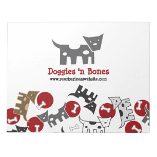Bloc De Notas Personalizado Spoks Doggies & Bones Cute Divertido
