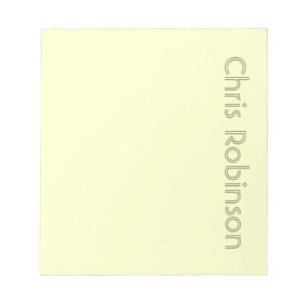 Bloc de notas personalizado verde