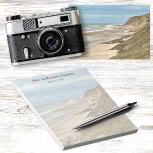 Bloc De Notas Personalizado viaje en la playa con fotografía fam
