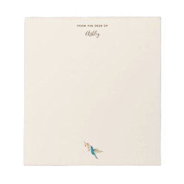 Bloc De Notas Personalizado Violetear Hummingbird Notepad