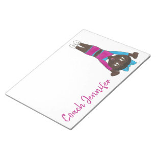 Bloc De Notas Personalized Dance Teacher Gymnastics Coach Acro