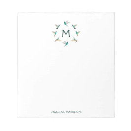 Bloc De Notas Personalized Hummingbird Notepad