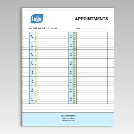 Bloc De Notas Personalized Logo Business Appointments Notepad