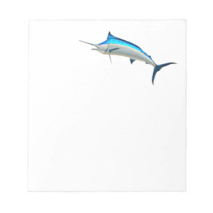 Bloc De Notas Pescado de la aguja azul