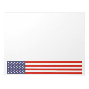 Bloc De Notas Pestañas de la bandera de Estados Unidos Estrell