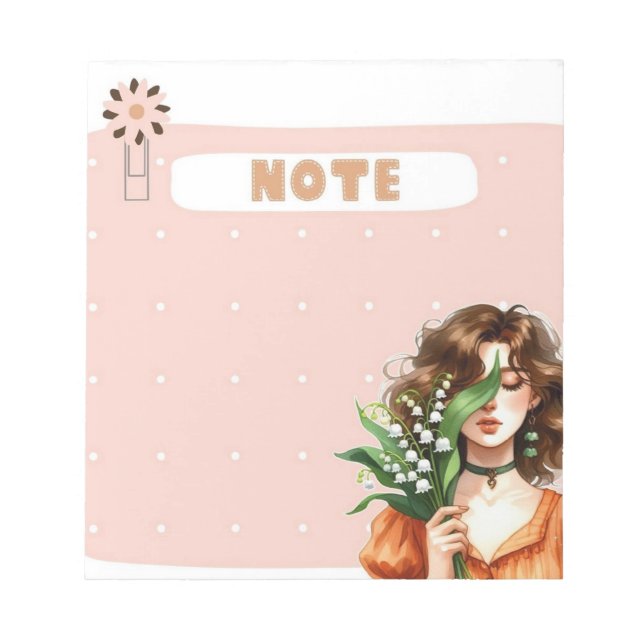 Bloc De Notas Petal & Polka: Colección de notas musicales (Frente)