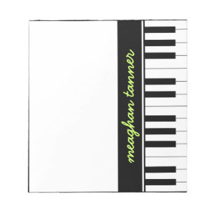 Bloc De Notas Piano Personalizado