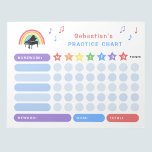 Bloc De Notas Piano Practice Music Notes Rainbow Reward Chart<br><div class="desc">Este lindo gráfico de recompensas de práctica de piano es una gran manera de ayudar a mantener a su hijo motivado para practicar su instrumento musical. Con un arcoiris, un piano de cola y notas musicales coloridas, sirve como la herramienta perfecta de diversión y motivación tanto para profesores de música...</div>