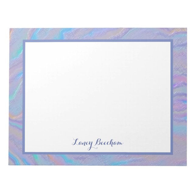 Bloc De Notas Piedra iridiscente mezmerizante (Frente)