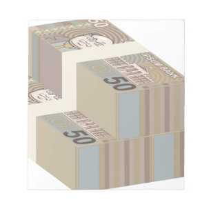 Bloc De Notas Pilas falsas de dinero