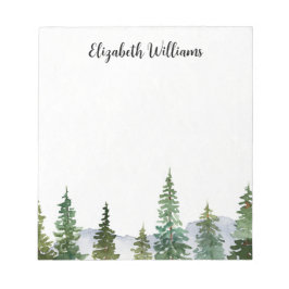 Bloc De Notas Pine Trees Personalizados