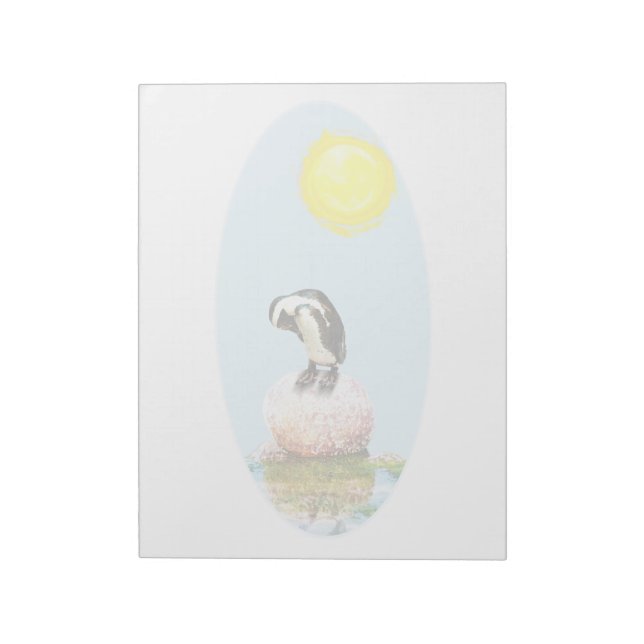 Bloc De Notas Pingüino al sol (Lado Izquierdo)