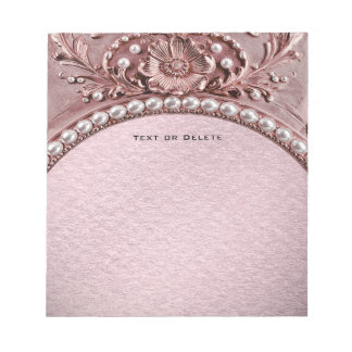 Bloc De Notas Pink Flower Notepad
