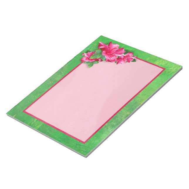 Bloc De Notas Pink Hibiscus Notepad (Lado Derecho)
