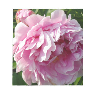 Bloc De Notas Pink Peony casa de campo con jardín florido