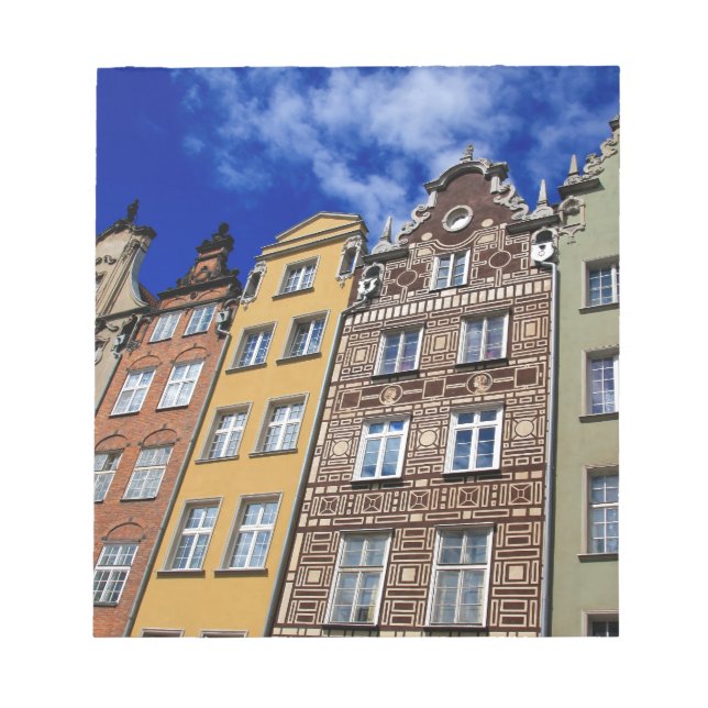 Bloc De Notas Pintoresco Gdansk, Polonia (Frente)