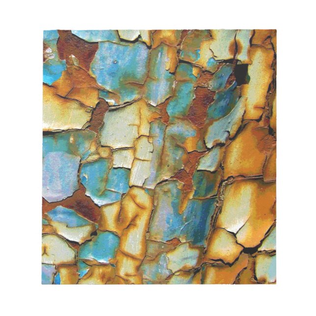 Bloc De Notas Pintura con grietas (Frente)