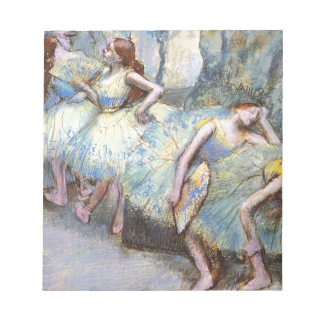 Bloc De Notas Pintura de bailarinas de arte Degas Ballet (Frente)