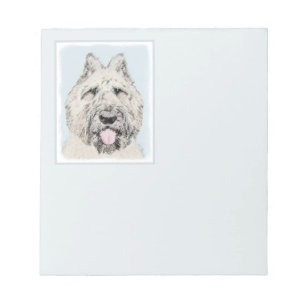 Bloc De Notas Pintura de Bouvier des Flandres - Arte original de