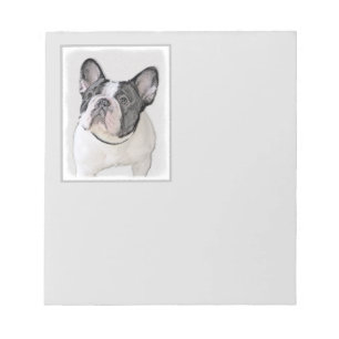 Bloc De Notas Pintura de Bulldog francés (Brindle Pied) - Arte d