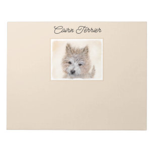 Bloc De Notas Pintura de Cachorro de Cairn Terrier - Arte Perro