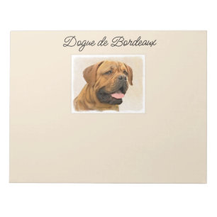 Bloc De Notas Pintura de Dogue de Burdeos - Arte de perro origin