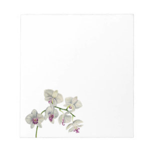 Bloc De Notas Pintura de la acuarela de la orquídea
