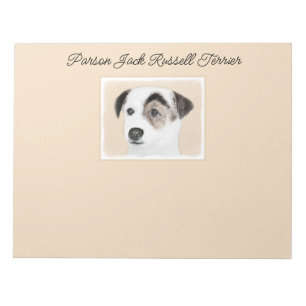 Bloc De Notas Pintura de Parson Jack Russell Terrier - El arte d