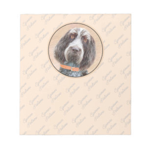 Bloc De Notas Pintura de Spinone Italiano - Arte de Perro Origin