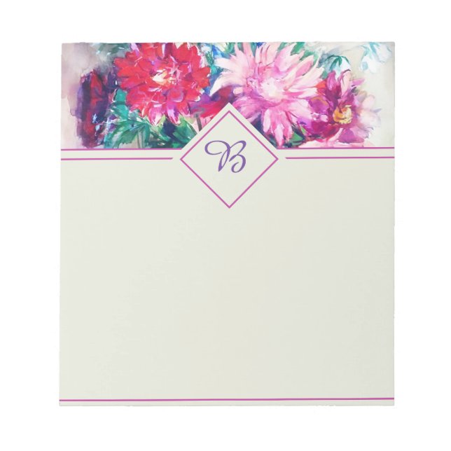 Bloc De Notas pintura floral (Frente)