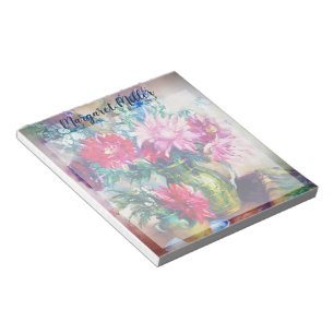 Bloc De Notas Pintura floral personalizada